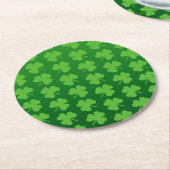 St Patrick's Day Ronde Kartonnen Onderzetter (Gebogen)