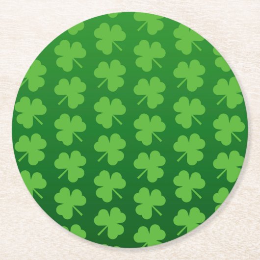 St Patrick's Day Ronde Kartonnen Onderzetter (Voorkant)