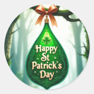 St. Patrick's Day Ronde Sticker