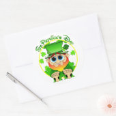 St Patrick's Day Ronde Sticker (Envelop)