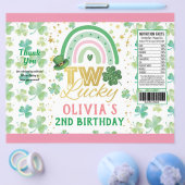 St Patrick's Day Roze Two Lucky Chip Bag Wrapper Flyer (Enkel)