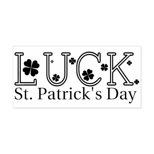 St Patrick's Day Rubberstempel (Afrduk)