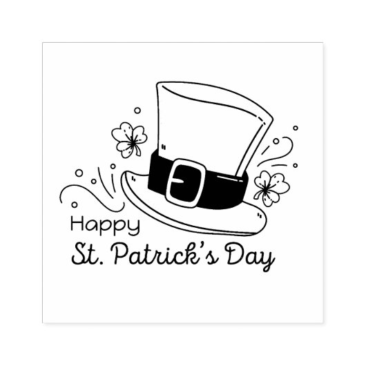 St Patrick's Day Rubberstempel (Afrduk)