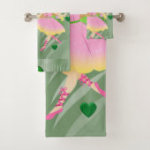 St. Patrick's Day Salle de bain serviettes set Fai (En situation)