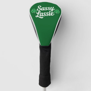 St Patricks Day Sassy Lassie Grappig Iers Golfheadcover