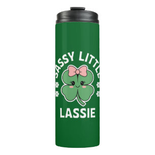St. Patrick's Day Sassy Little Lassie Kinderen Mei Thermosbeker
