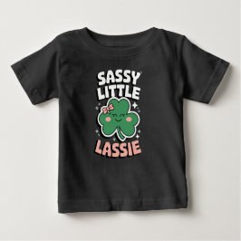 St. Patrick's Day Sassy Little Lassie voor meisjes