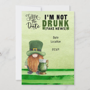 St. Patrick's Day Save the Date for Beer Kaart