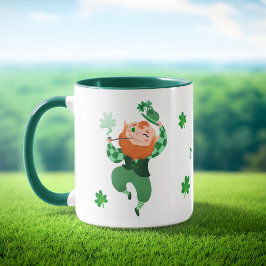 St. Patrick's Day Schattigee Leprechaun gepersonal Mok