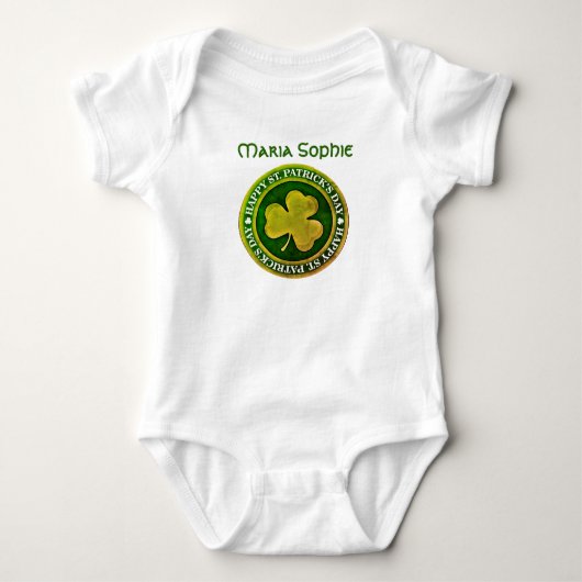 St Patrick's Day Seal Romper (Voorkant)