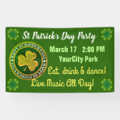 St Patrick's Day Seal Spandoek (Horizontaal)