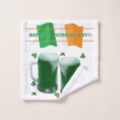 St. Patrick's Day Serviettes de bain set bière (Gant de toilette)