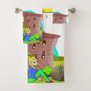 St. Patrick's Day Serviettes de bain set pingouin