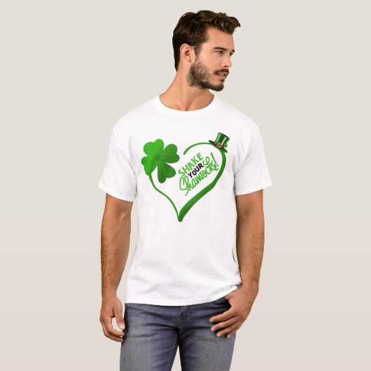 St. Patrick's Day Shake Your Shamrocks T-shirt (Voorkant volledig)