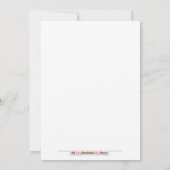 St. Patrick's Day Shamrock Birthday Invitation 5x7 Kaart (Achterkant)