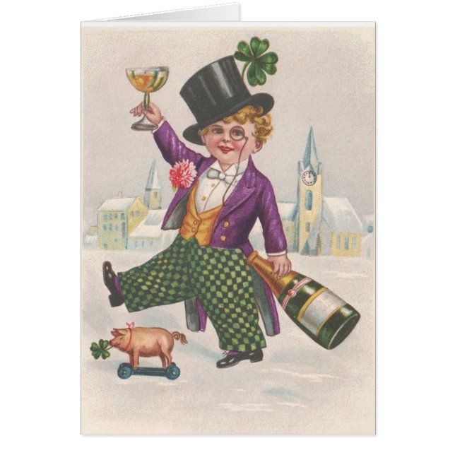  St. Patricks Day Shamrock Champagne (Voorkant)