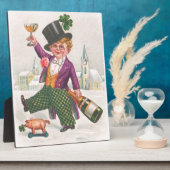 St. Patricks Day Shamrock Champagne Fotoplaat (Zijkant)