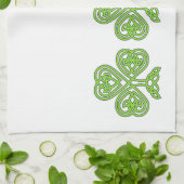 St. Patrick's Day Shamrock Clover Kitchen Towel Theedoek (Gevouwen)