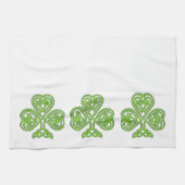 St. Patrick's Day Shamrock Clover Kitchen Towel Theedoek (Horizontaal)