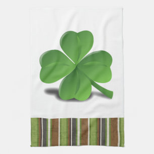 St. Patrick's Day Shamrock Clover Kitchen Towel Theedoek