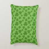 St Patrick's Day Shamrock Clover Pattern Accent Kussen (Achterkant (Verticaal))