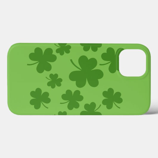 St Patrick's Day Shamrock Clover Pattern Case-Mate iPhone Case (Achterkant (horizontaal))