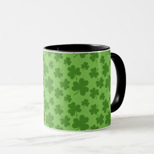 St Patrick's Day Shamrock Clover Pattern Mok