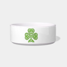 St. Patrick's Day Shamrock Clover Pet Bowl