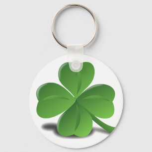 St. Patrick's Day Shamrock Clover-Sleutelhanger Sleutelhanger