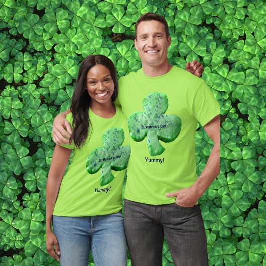 St. Patrick's Day Shamrock Cookie Unisex T-shirt