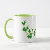 St. Patrick's Day Shamrock et Irish Blessing Mug (Gauche)