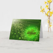 St. Patrick's Day - Shamrock Explosion - Fun Kaart (Gele Bloem)