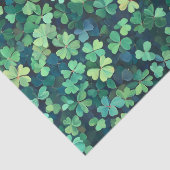 St. Patrick's Day Shamrock Green Clover Tissuepapier (Detail)