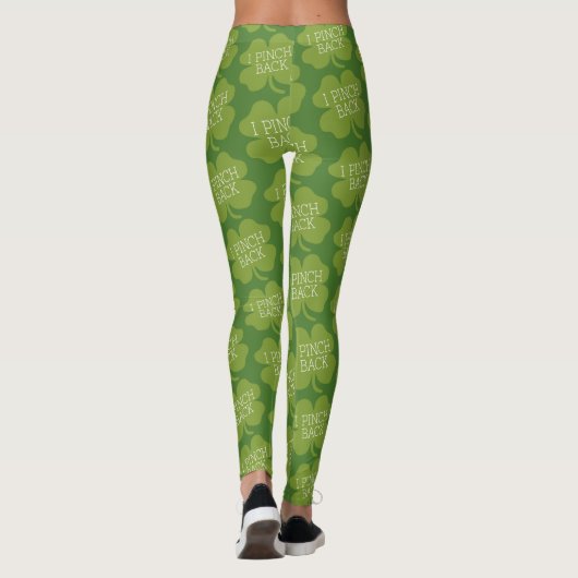 St Patricks Day shamrock - I Pinch Back Leggings (Achterkant)
