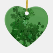 St. Patrick's Day Shamrock Keramisch Ornament (Voorkant)