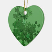 St. Patrick's Day Shamrock Keramisch Ornament (Links)