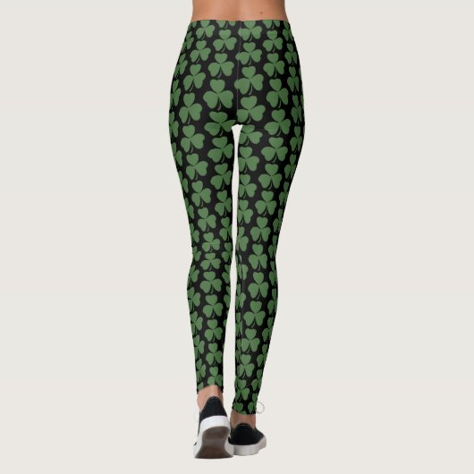 St Patrick's Day Shamrock Leggings (Achterkant)