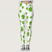St. Patrick's Day Shamrock Leggings (Voorkant)