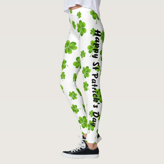 St. Patrick's Day Shamrock Leggings (Links)