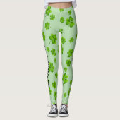  St. Patrick's Day Shamrock Leggings (Voorkant)
