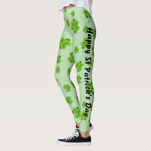  St. Patrick's Day Shamrock Leggings (Links)