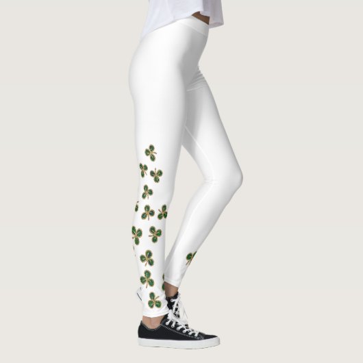 St. Patrick's Day Shamrock Leggings (Rechts)