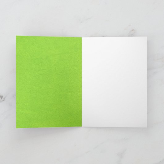 St. Patrick's Day Shamrock Leprechaun Blank Kaart (Binnen)