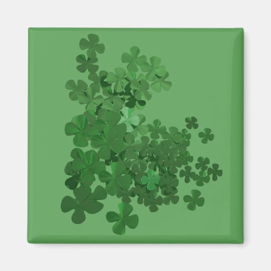 St. Patrick's Day Shamrock Magneet (Voorkant)