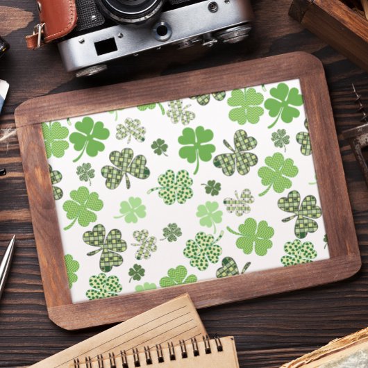 St. Patrick's Day Shamrock Minimalistisch Simple Briefkaart