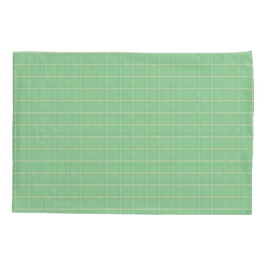 St. Patrick's Day Shamrock Misty Green Kussensloop (Achterkant)