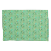 St. Patrick's Day Shamrock Misty Green Kussensloop (Voorkant)