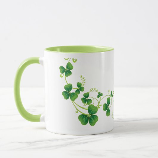 St. Patrick's Day Shamrock Mok (Links)