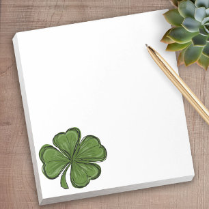 St Patrick's Day Shamrock Notitieblok