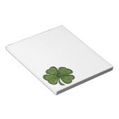 St Patrick's Day Shamrock Notitieblok (Schuin)